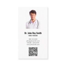Photographe Médicale Code QR Moderne Minimaliste
