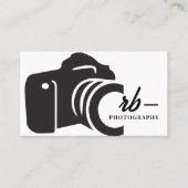 Carte de visite photographe minimal (Devant)