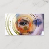 Carte De Visite Photographe minimaliste élégant (Devant)