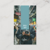 Carte De Visite Photographe minimaliste moderne (Devant)