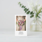 Carte De Visite Photographe minimaliste moderne (Debout devant)