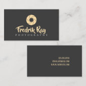 Carte de visite photographe moderne (Devant / Derrière)