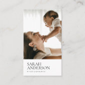 Carte De Visite Photographe moderne (Devant)