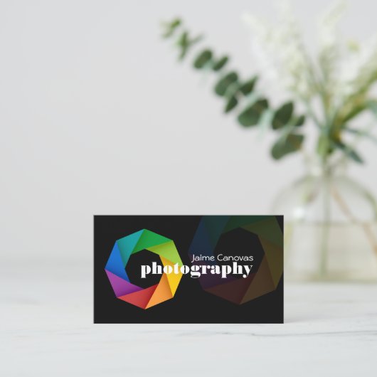 Carte De Visite Photographe moderne (Debout devant)