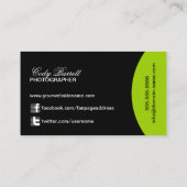 Carte De Visite Photographe moderne (Dos)