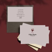 Carte de visite photographe moderne