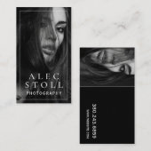 Carte de visite photographe moderne (Devant / Derrière)