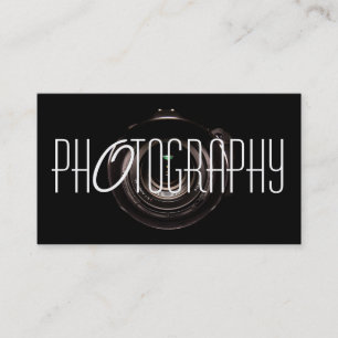 Carte de visite photographe moderne