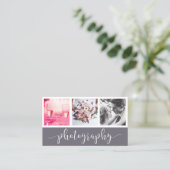 Carte De Visite Photographe moderne et élégant (Debout devant)