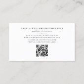 Carte De Visite Photographe moderne Honeypeb Photo Collage (Dos)