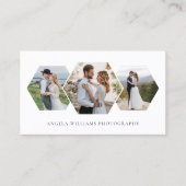 Carte De Visite Photographe moderne Honeypeb Photo Collage (Devant)
