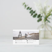 Carte De Visite Photographe moderne simple et tendance Collage pho (Debout devant)