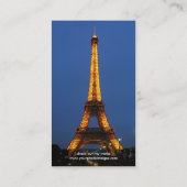 Carte De Visite Photographe - Montrez votre meilleure photo sur le (Dos)