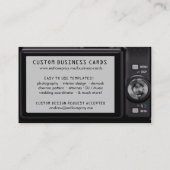 Carte de visite photographe numérique compact (Dos)