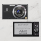 Carte De Visite Photographe numérique compact personnalisé (Devant / Derrière)