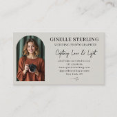 Carte De Visite Photographe nuptiale - Professionnel de script pho (Devant)