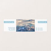 Carte De Visite Photographe Panorama (Intérieur déplié)