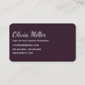 Carte De Visite Photographe Paparazzi (Dos)