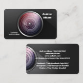 Carte De Visite Photographe Paparazzi (Devant / Derrière)