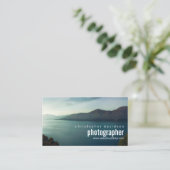 Carte de visite photographe personnalisable (Debout devant)