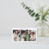 Carte De Visite Photographe Photo Collage Studio Manager (Debout devant)