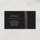 Carte De Visite Photographe photo noir et blanc (Dos)