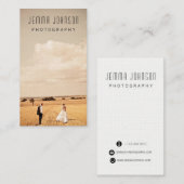 Carte De Visite Photographe Photographie Modèle photo Marketing (Devant / Derrière)