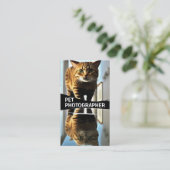 Carte De Visite Photographe pour animaux (Debout devant)