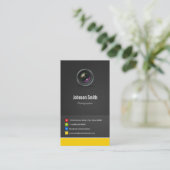 Carte De Visite Photographe - Premium Creative Innovative (Debout devant)