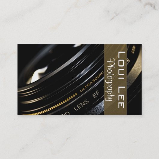 Carte De Visite Photographe professionnel (Devant)