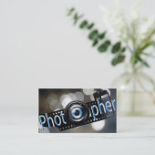 Carte De Visite Photographe professionnel (Debout devant)