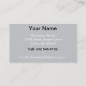 Carte De Visite Photographe professionnel (Dos)