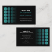 Carte De Visite Photographe professionnel (Devant / Derrière)