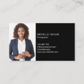 Carte De Visite Photographe professionnel Caméra (Dos)