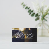 Carte De Visite Photographe professionnel Camera Lens Portrait (Debout devant)