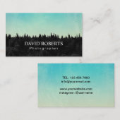 Carte De Visite Photographe professionnel de la photographie de la (Devant / Derrière)