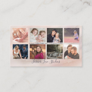 Carte De Visite Photographe professionnel Marble 2 - 8 design phot