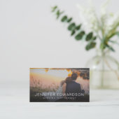 Carte De Visite Photographe professionnel minimaliste (Debout devant)