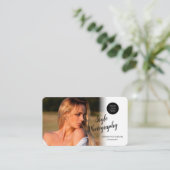 Carte De Visite Photographe professionnel moderne  (Debout devant)