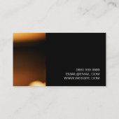 Carte De Visite Photographe professionnel moderne (Dos)