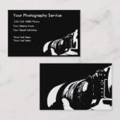 Carte De Visite Photographe professionnel moderne (Devant / Derrière)