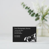 Carte De Visite Photographe professionnel moderne (Debout devant)