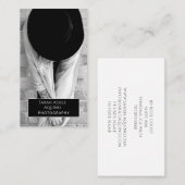 Carte De Visite Photographe professionnel Photo (Devant / Derrière)