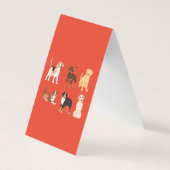 Carte De Visite Photographe professionnel pour animaux de compagni (Dos)