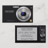 Carte De Visite Photographe professionnel pour caméra numérique co (Devant / Derrière)