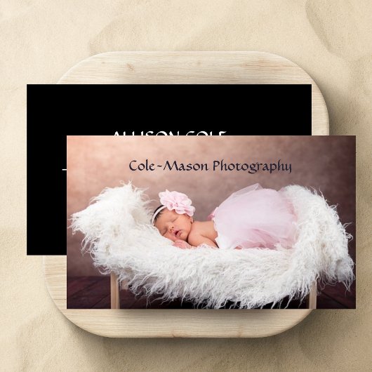 Carte De Visite Photographe professionnel pour enfants
