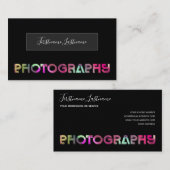 Carte De Visite Photographe professionnel Vidéographe (Devant / Derrière)