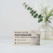 Carte De Visite Photographe rétro vintage (Debout devant)