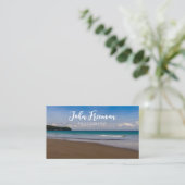 Carte De Visite Photographe unique de Blue Beach (Debout devant)