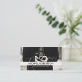 Carte de visite photographe vintage (Debout devant)